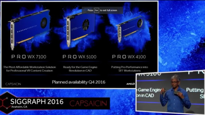 AMD ohlsilo nov sriu Radeon Pro kariet