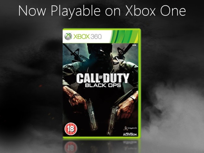 Call of Duty Black Ops je u v sptnej kompatibilite pre Xbox One