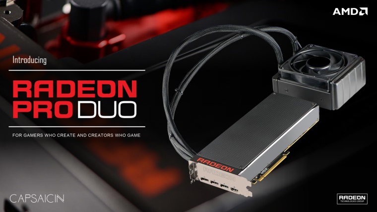 Dulnu Radeon Pro Duo kartu u dostanete za 800 dolrov