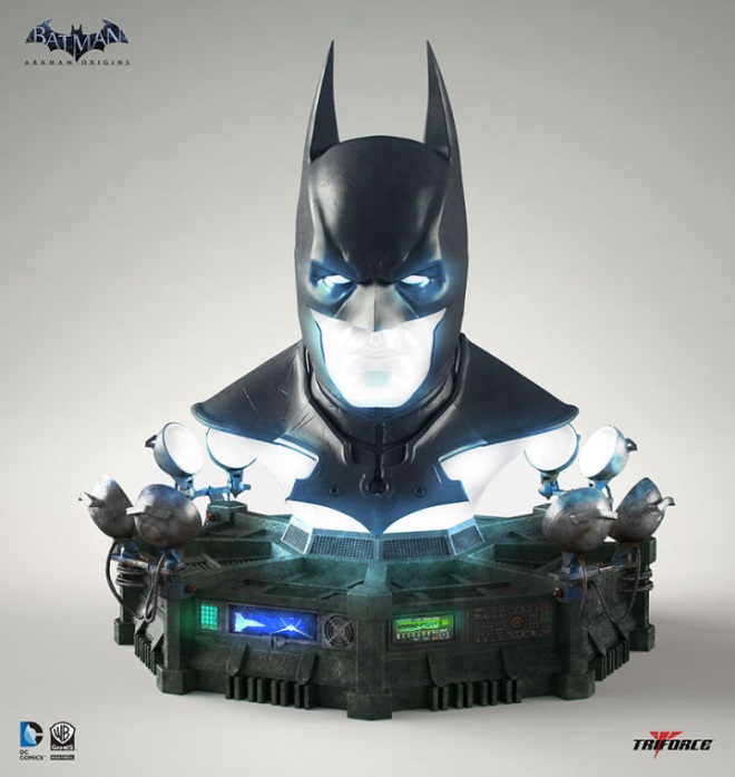 Prv pohad na repliku Batmanovej masky z Batman: Arkham Origins