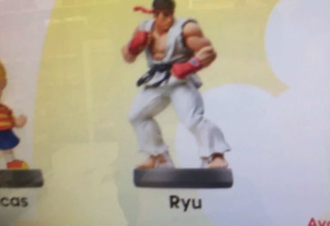 Prv pohad na Ryu amiibo