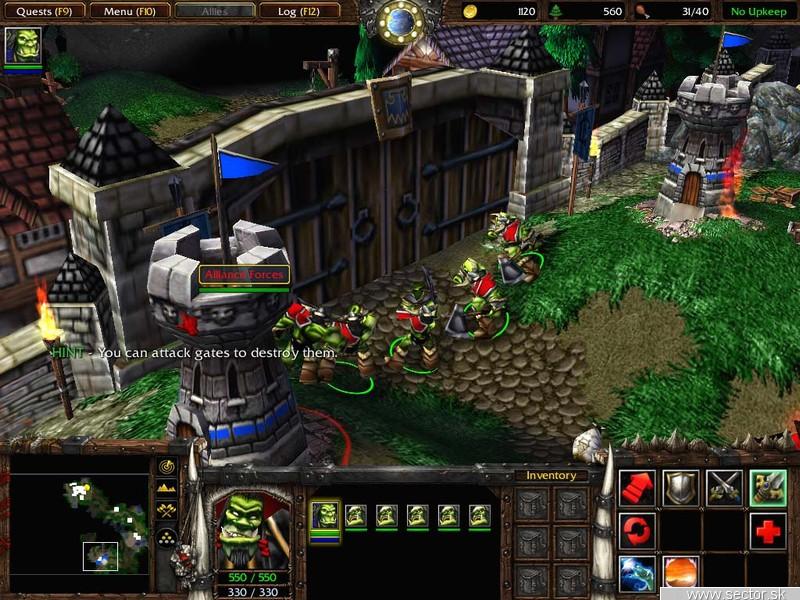 Warcraft III patch 1.21a.