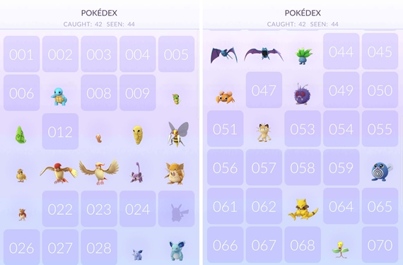 Pokémon Go - kompletný zoznam pokémonov 