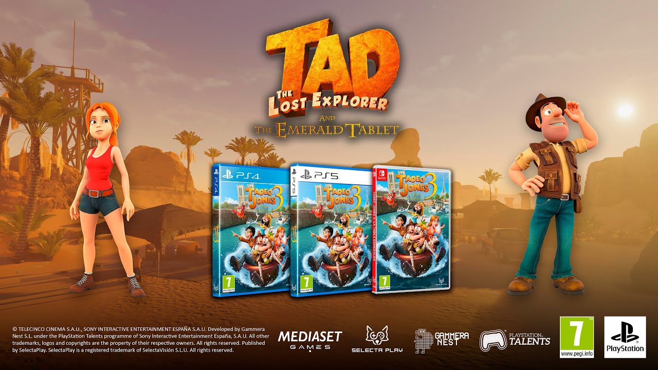 Tad The Lost Explorer and The Emerald Tablet novinky a recenzie PC