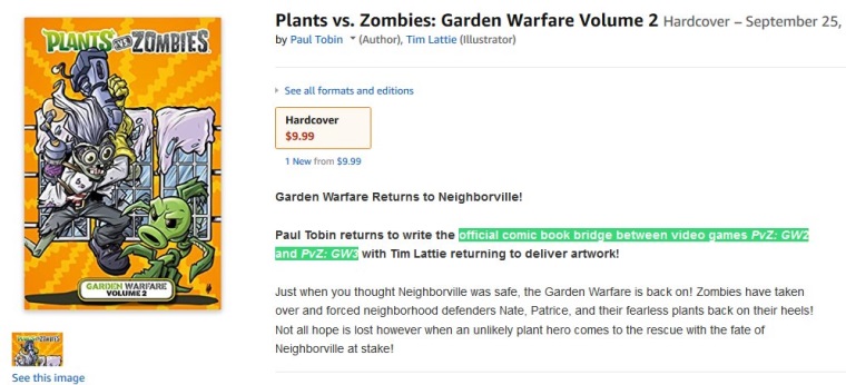 Amazon leakol Plants vs Zombies Garden Warfare 3