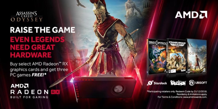 AMD rozdva ku svojim kartm tri hry
