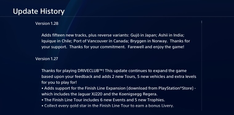 DriveClub dostal posledn aktualizciu, pridva 15 novch trat