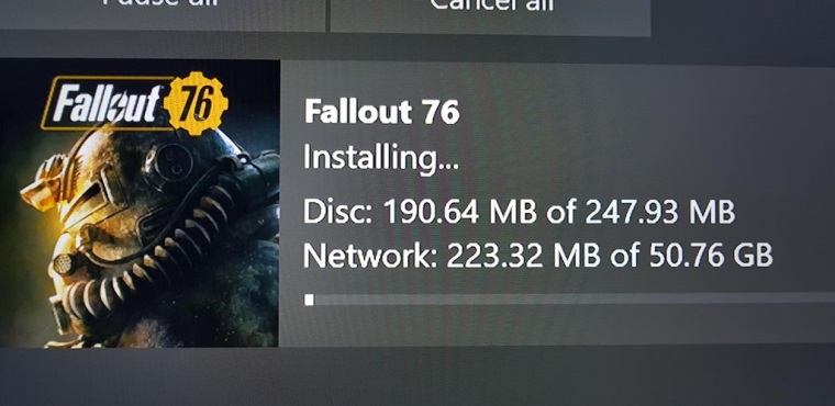 Fallout 76 si aj na Xbox One stiahne viac ako 50 GB