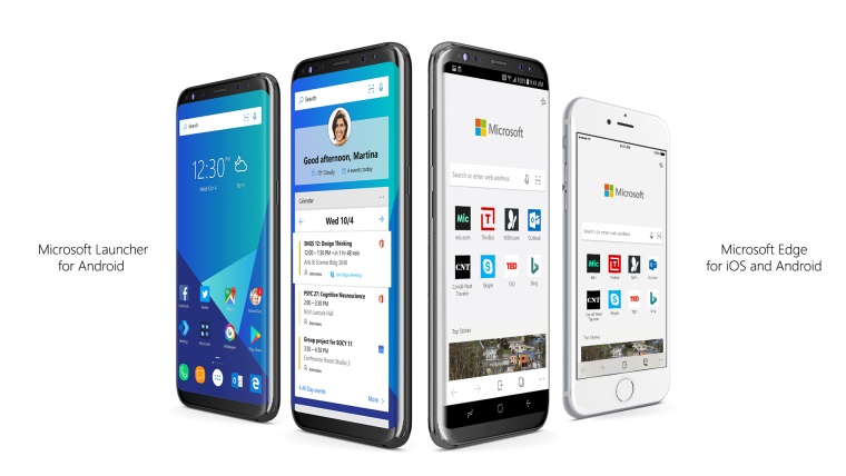 Microsoft priniesol na iOS a Android Edge browser a aj launcher