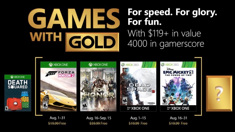 Nov Games With Gold hry v ponuke na Xboxoch