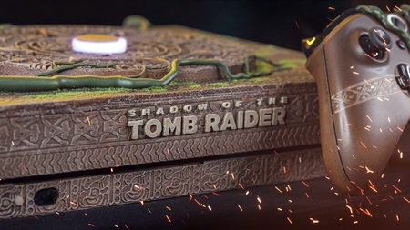 Pardnu custom Tomb Raider Xbox One X edciu si mete vydrai  