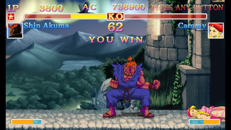 V Ultra Street Fighter II: The Final Challengers si mete odomkn Shin Akumu