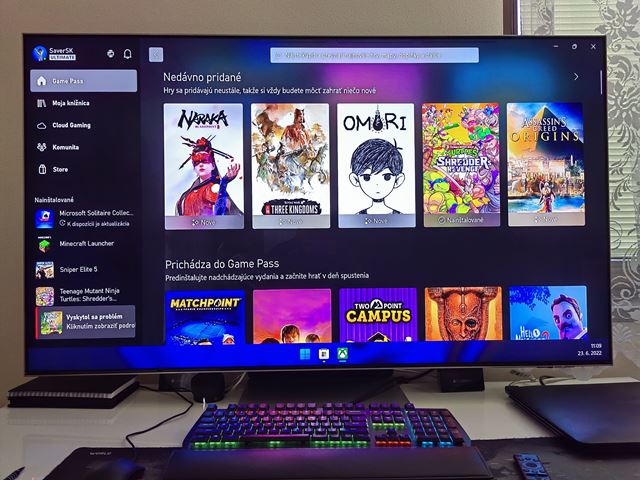 Samsung 55'' QN95B - TV s podporou 144Hz