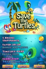 zber z hry Save the Turtles