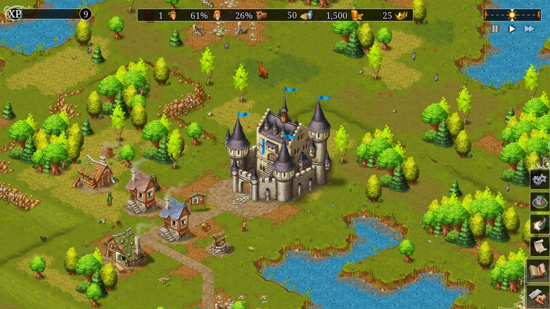 Townsmen vr. Townsmen - a Kingdom rebuilt. Здания из Townsmen. Здания из Townsmen рынок.