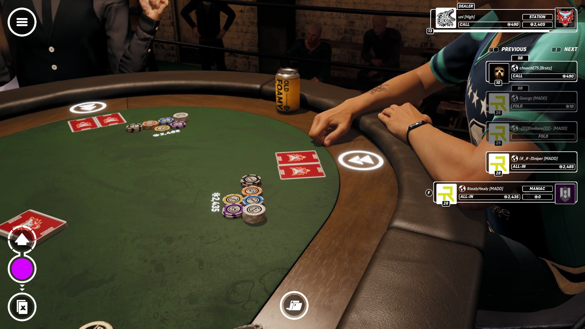 poker all in