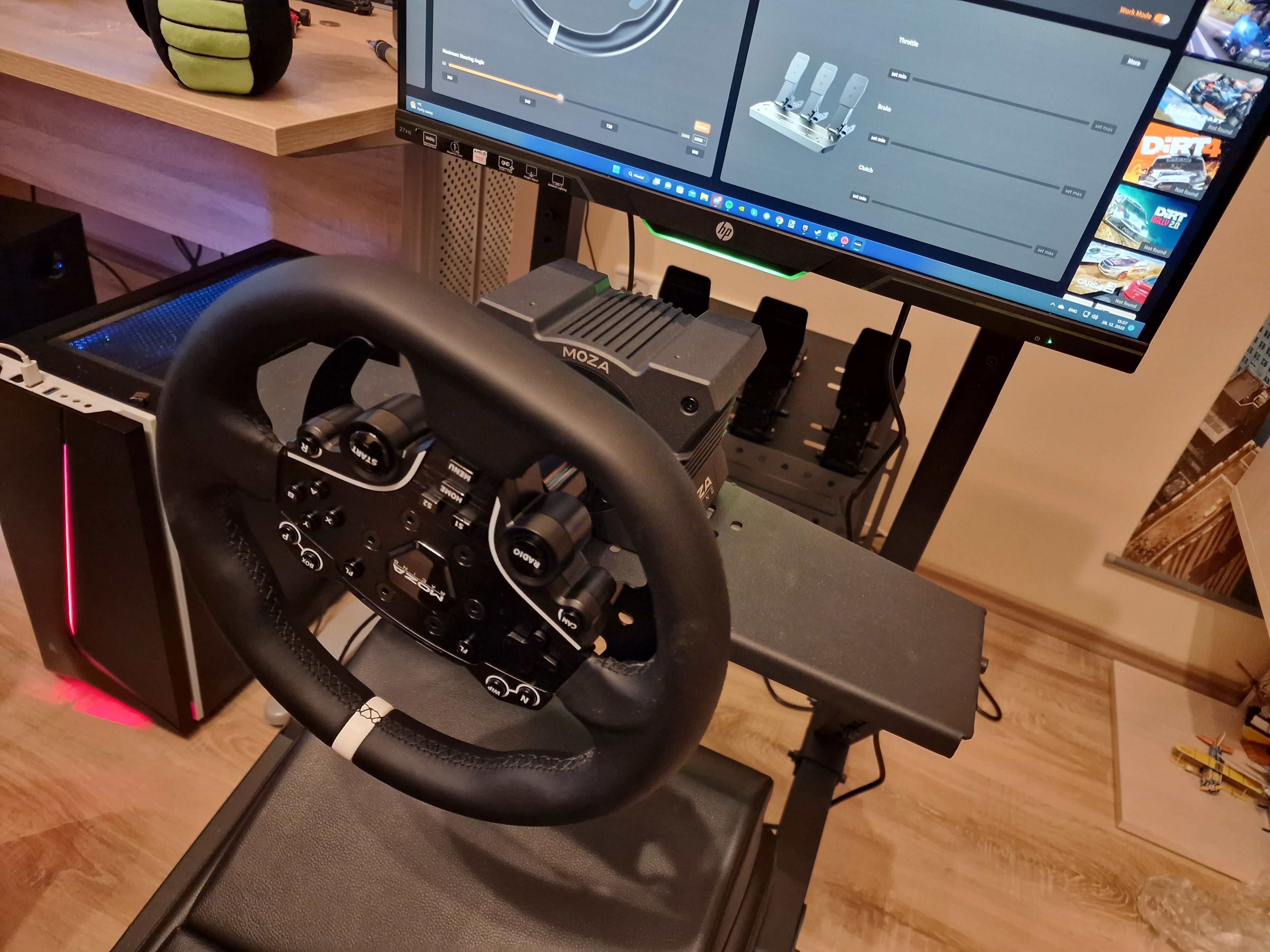 Moza R5 Drive Moza R5 bundle - direct drive volant za dobrú cenu - hardvérový test ...